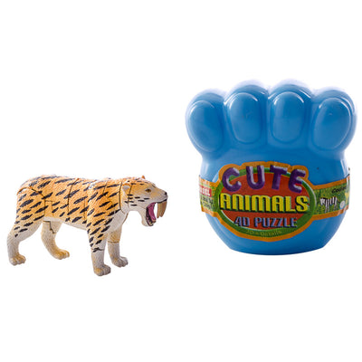 Animales Para Armar Tigre Dientes De Sable