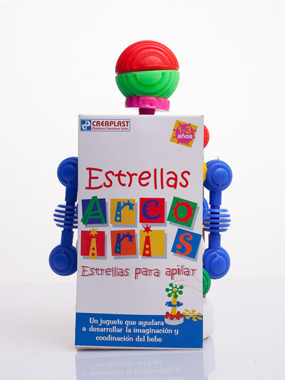 Estrella arcoiris galaxy 17 piezas