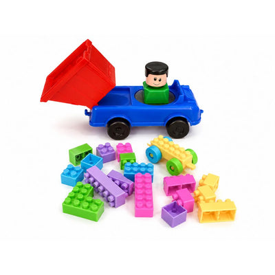 Vehiculo Infantil Con Mini Bloques Popular
