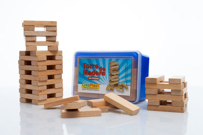 Jenga en Caja Plástica