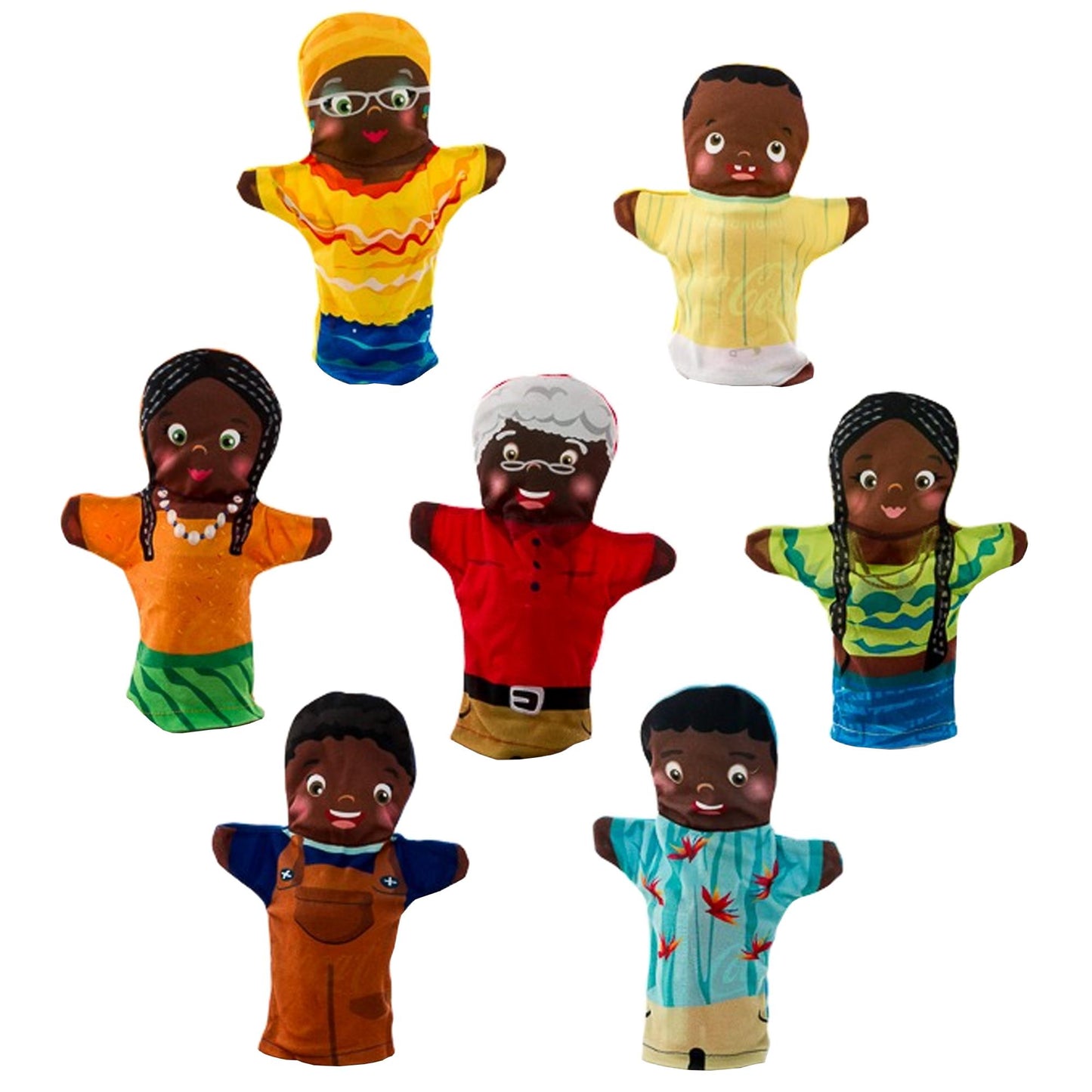 Títeres Familia 7 unidades