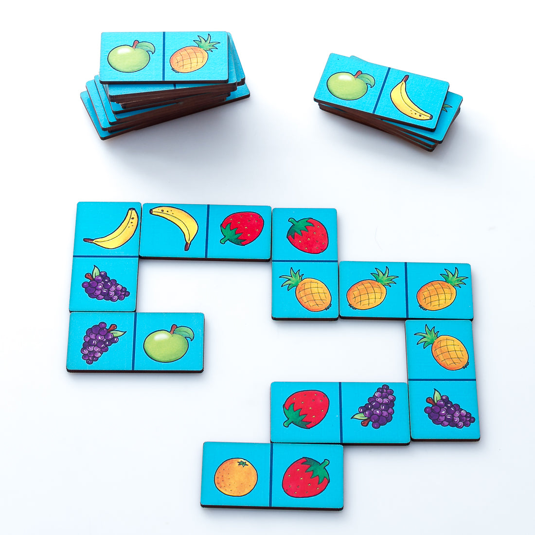 Domino pequeño infantil figuras variadas