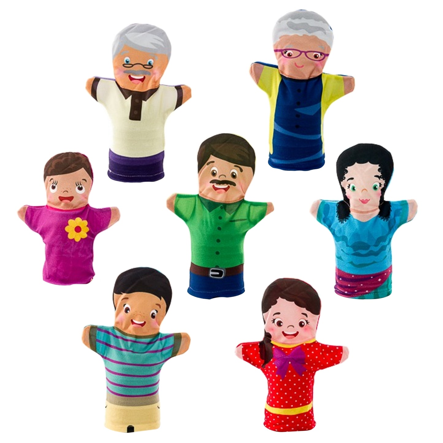 Títeres Familia 7 unidades
