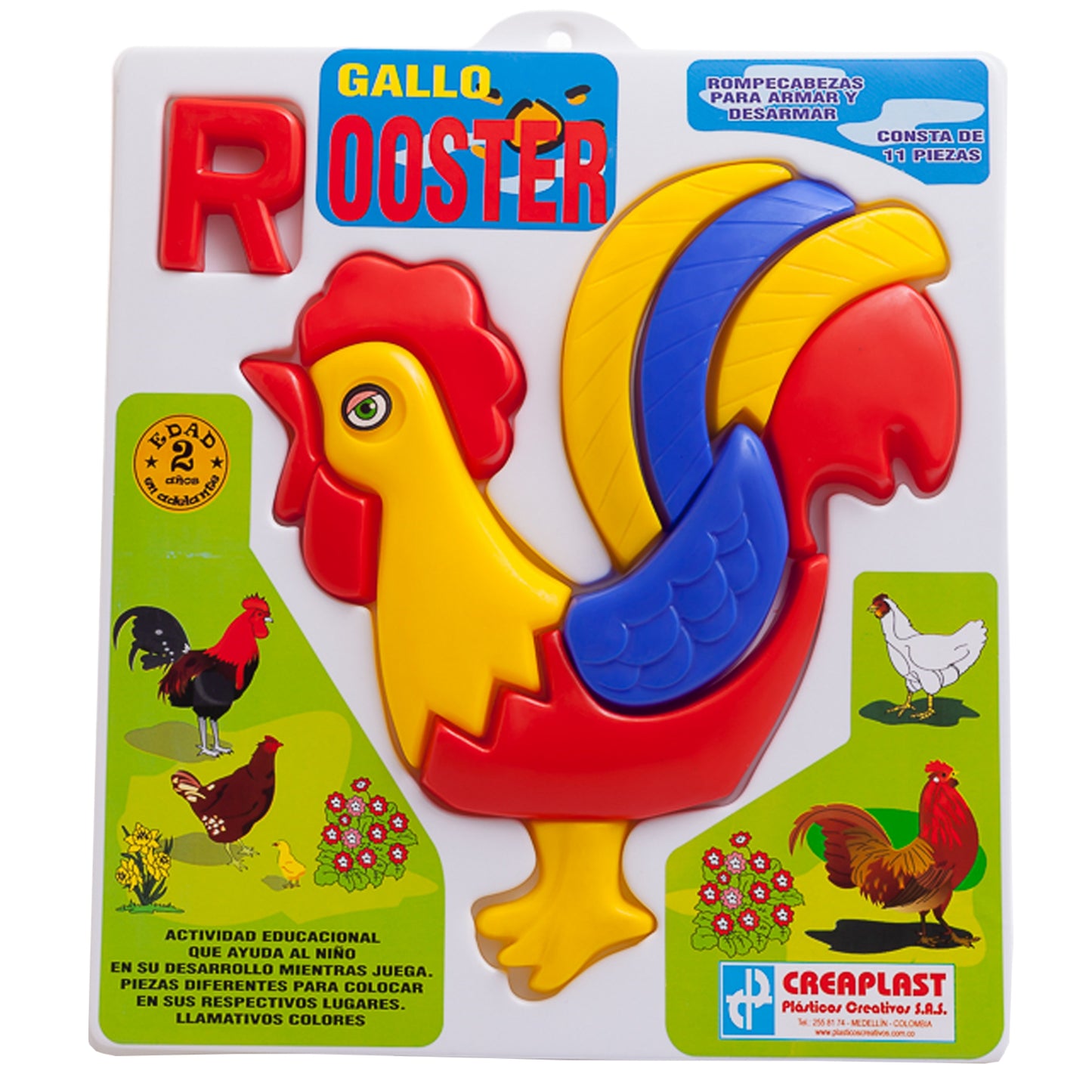 Rompecabezas Infantil Gallo
