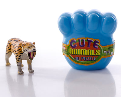 Animales Para Armar Tigre Dientes De Sable